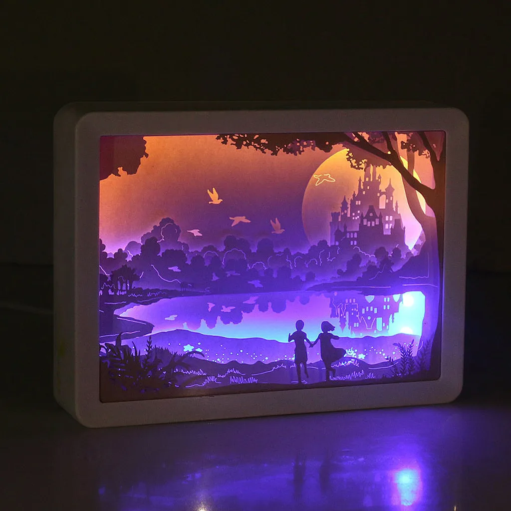 2019 Light Shadow Paper Carved Lights Diy Creative Remote Control Small Night Lighting 3D Paper carving lamp
2019 Light Shadow Paper Carved Lights Diy Creative Remote Control Small Night Lighting 3D Paper carving lamp