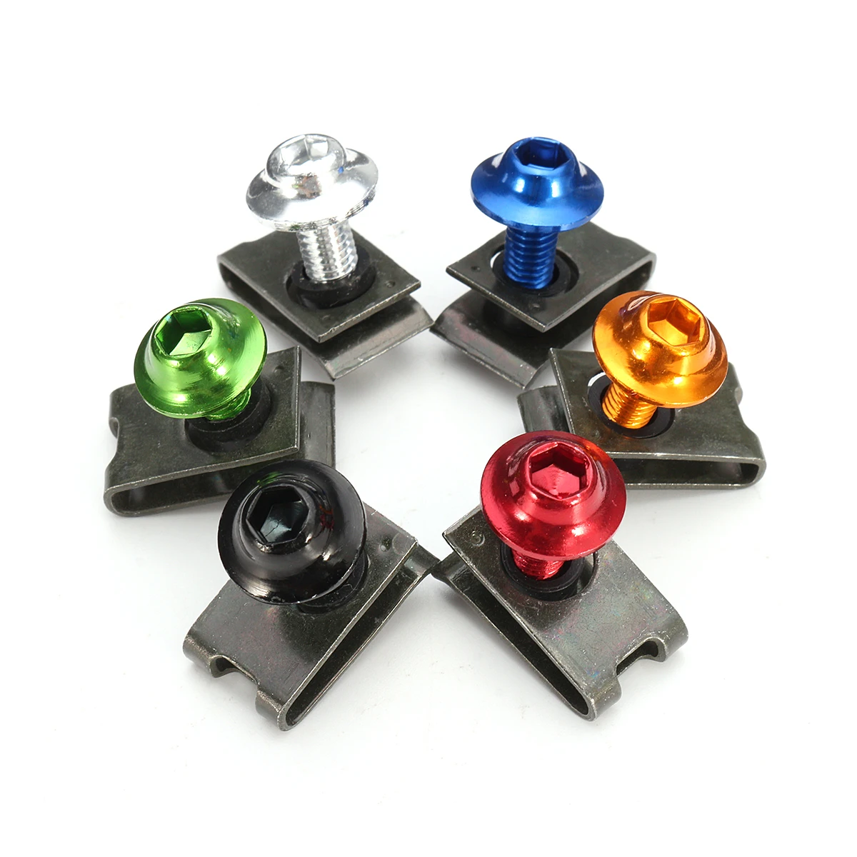 Motorcycle M5/5mm Body Fairing Bolts Spire Speed Fastener Clips Screw Set for Honda/Yamaha/Suzuki/Kawasaki/Ducati
Motorcycle M5/5mm Body Fairing Bolts Spire Speed Fastener Clips Screw Set for Honda/Yamaha/Suzuki/Kawasaki/Ducati