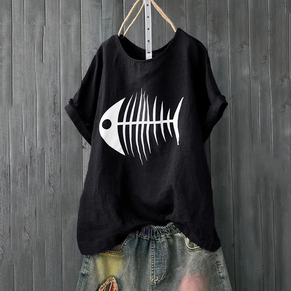New Harajuku Aesthetics Sexy Flowers Feather Print Short Sleeve T-shirt Fish Bone Print Loose Short Sleeve Shirt Funny Tops 4.22
New Harajuku Aesthetics Sexy Flowers Feather Print Short Sleeve T-shirt Fish Bone Print Loose Short Sleeve Shirt Funny Tops 4.22