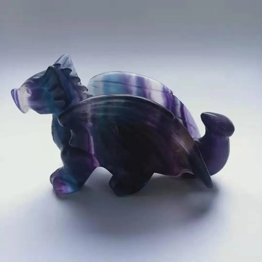 High Quality 14.5cm Rainbow Fluorite Pterosaur Shape Crystal Realistic Cute Animal Hand Polished For Gift &Home Decor WYQ
High Quality 14.5cm Rainbow Fluorite Pterosaur Shape Crystal Realistic Cute Animal Hand Polished For Gift &Home Decor WYQ