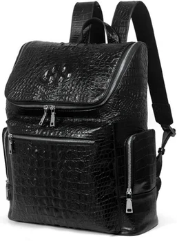 Vintage Men Alligator Genuine Leather Paw Backpacks Male High Capacity Preppy Style Bags Cowhide School Bags Unisex Totes D612
Vintage Men Alligator Genuine Leather Paw Backpacks Male High Capacity Preppy Style Bags Cowhide School Bags Unisex Totes D612