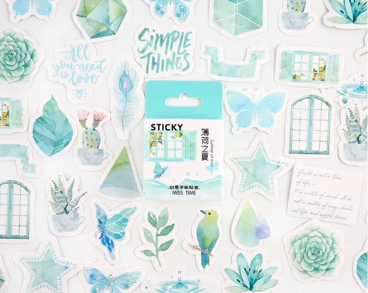 24 pack/lot Mint Summer Bullet Journal Stickers Set Decorative Stationery Stickers Scrapbooking DIY Diary Album Stick Lable
24 pack/lot Mint Summer Bullet Journal Stickers Set Decorative Stationery Stickers Scrapbooking DIY Diary Album Stick Lable