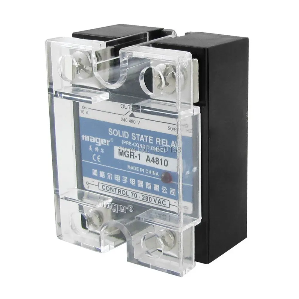 Mgr-1 A4810 fase tunggal Solid State relay, Ssr 10A 70 - 280 V AC 240 - 480 V AC
Mgr-1 A4810 fase tunggal Solid State relay, Ssr 10A 70 - 280 V AC 240 - 480 V AC