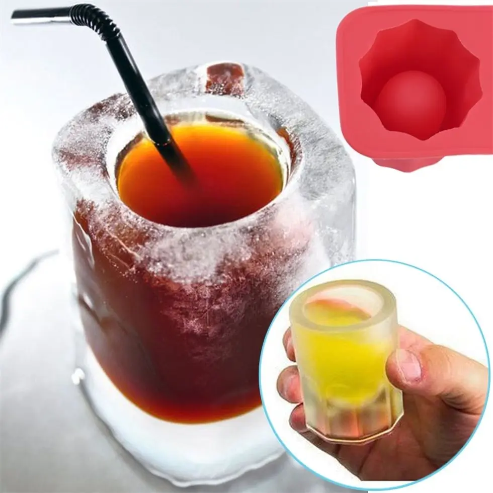 1PC New Cup Shape Rubber DIY Ice Cube Shot Glass Freeze Mold Cooking Ice Trays Kitchen Accessories Frozen Ice Cream Tools
1PC New Cup Shape Rubber DIY Ice Cube Shot Glass Freeze Mold Cooking Ice Trays Kitchen Accessories Frozen Ice Cream Tools