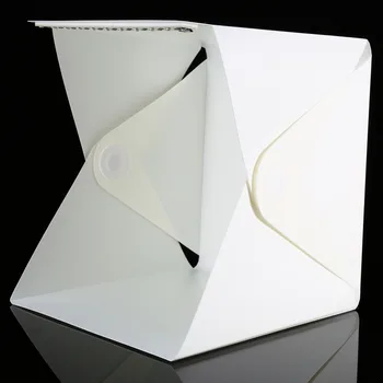 Mini Folding Studio portable photography studio Mini foldable softbox with USB LED light Desktop black white backgound soft
Mini Folding Studio portable photography studio Mini foldable softbox with USB LED light Desktop black white backgound soft