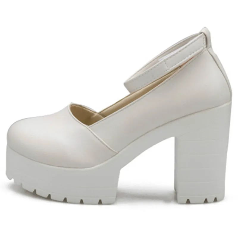 Buckle Platform Thick High Heels Square Heels Pumps Spring Summer Mary Janes Ladies Shoes Woman DWD2596
Buckle Platform Thick High Heels Square Heels Pumps Spring Summer Mary Janes Ladies Shoes Woman DWD2596