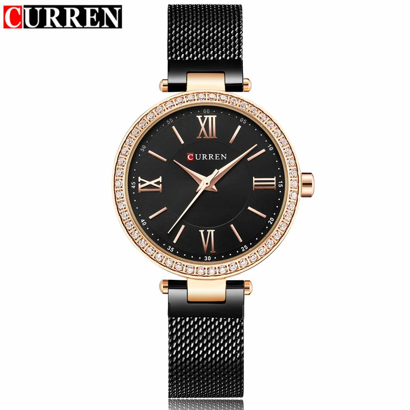 Curren Women Watches Brand Luxury Gold Black Bracelet Quartz Watch Ladies Fashion Dress Jewelry Gifts Wristwatch For Women Clock
Curren Women Watches Brand Luxury Gold Black Bracelet Quartz Watch Ladies Fashion Dress Jewelry Gifts Wristwatch For Women Clock