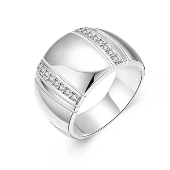 925 Sterling Silver Woman/ Man Lover's Ring CZ Crystal Wedding Engagement Wholesale Fashion Finger Rings Jewelry
925 Sterling Silver Woman/ Man Lover's Ring CZ Crystal Wedding Engagement Wholesale Fashion Finger Rings Jewelry