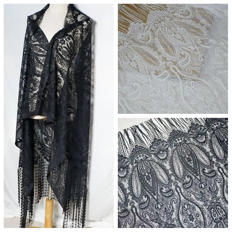 130CM width eyelash lace wedding dress quality lace nylon lace fabrics knitted lace width black and white
130CM width eyelash lace wedding dress quality lace nylon lace fabrics knitted lace width black and white