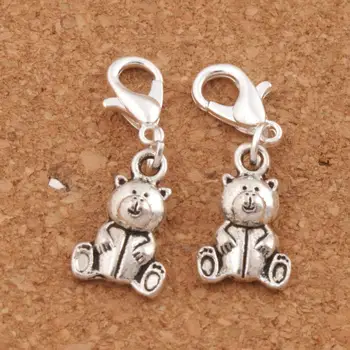 100pcs Bear Charm Beads zinc alloy Dangle Fit European Bracelets Jewelry DIY B070 15x30mm
100pcs Bear Charm Beads zinc alloy Dangle Fit European Bracelets Jewelry DIY B070 15x30mm