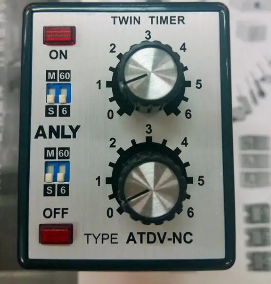 Anly double relay Multi-segment double modulation timer ATDV-NC cycle timer 220v
Anly double relay Multi-segment double modulation timer ATDV-NC cycle timer 220v