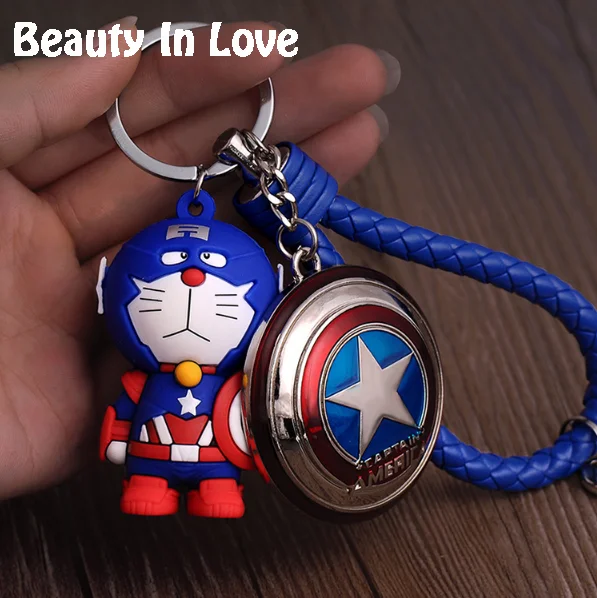 Cartoon Captain American Sheid Figure Marvel Doraemon Keychain Kids Toy Leather Rope Toys Kid Key Ring Chains Car Bag Charm D103
Cartoon Captain American Sheid Figure Marvel Doraemon Keychain Kids Toy Leather Rope Toys Kid Key Ring Chains Car Bag Charm D103