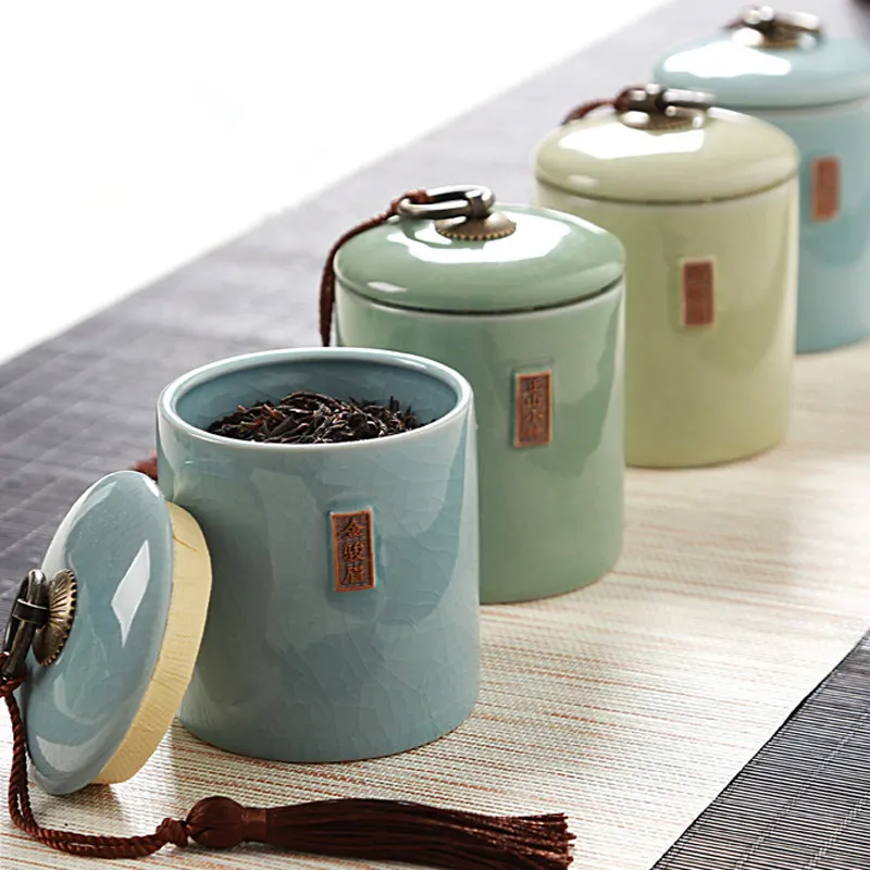 Medium-sized Tea Canister Spices Storage Box Candy Cookie Honey Jar for Kitchen Storage Jars Ceramic Tea Jar Home Office Decor
Medium-sized Tea Canister Spices Storage Box Candy Cookie Honey Jar for Kitchen Storage Jars Ceramic Tea Jar Home Office Decor