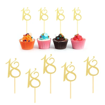 24pcs 18 Birthday Cake Topper Cupcake Toppers Decorative Food Picks Cake Decorations Inserts Dessert Card Placard Birthday Party
24pcs 18 Birthday Cake Topper Cupcake Toppers Decorative Food Picks Cake Decorations Inserts Dessert Card Placard Birthday Party