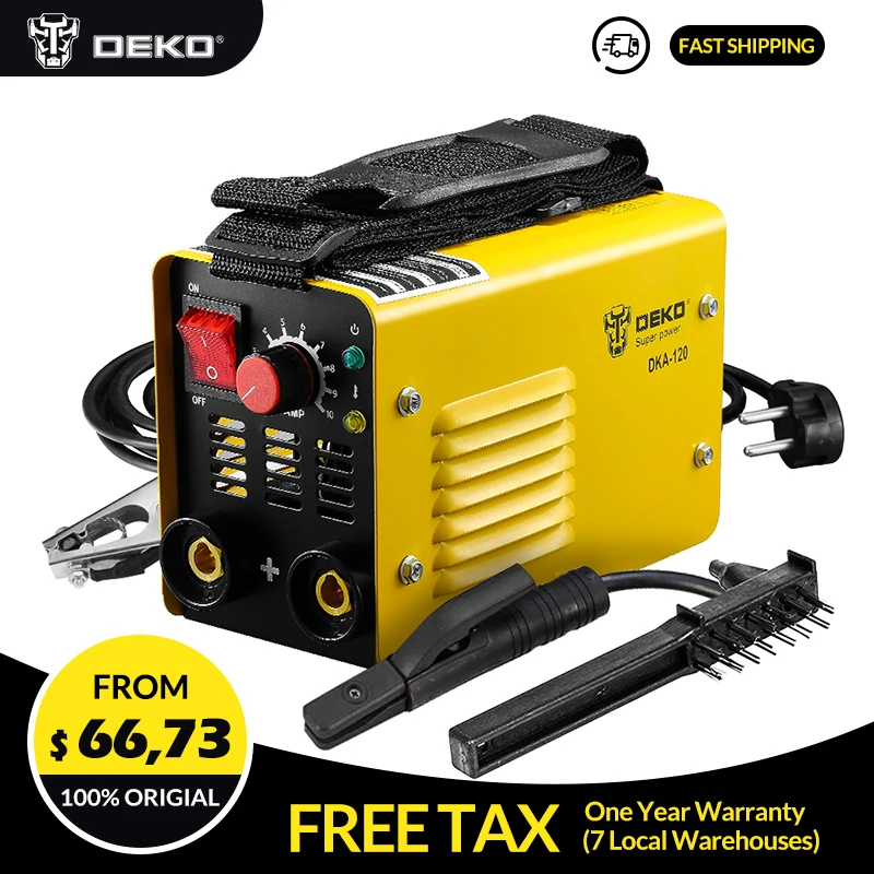 DEKO DKA Series All kinds of power Inverter Arc Electric Welding Machine MMA Welder for Welding Working and Electric Working
DEKO DKA Series All kinds of power Inverter Arc Electric Welding Machine MMA Welder for Welding Working and Electric Working