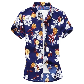 YASUGUOJI New 2019 Summer Plus Size 7xl Short Sleeve Shirt Men Hawaiian Shirt Mens Plus Size Dress Shirt Mens Casual Shirts
YASUGUOJI New 2019 Summer Plus Size 7xl Short Sleeve Shirt Men Hawaiian Shirt Mens Plus Size Dress Shirt Mens Casual Shirts
