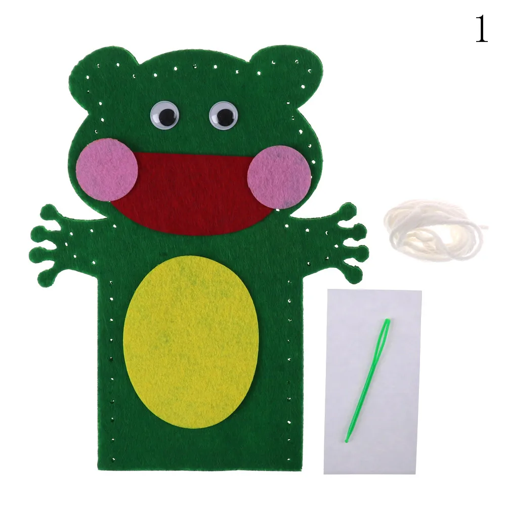 EVA 3D Puzzle DIY Easy Crafts Non-Woven Cloth Animal Hand Puppet Kids Child Creative Activity DIY Sewing Toys
EVA 3D Puzzle DIY Easy Crafts Non-Woven Cloth Animal Hand Puppet Kids Child Creative Activity DIY Sewing Toys