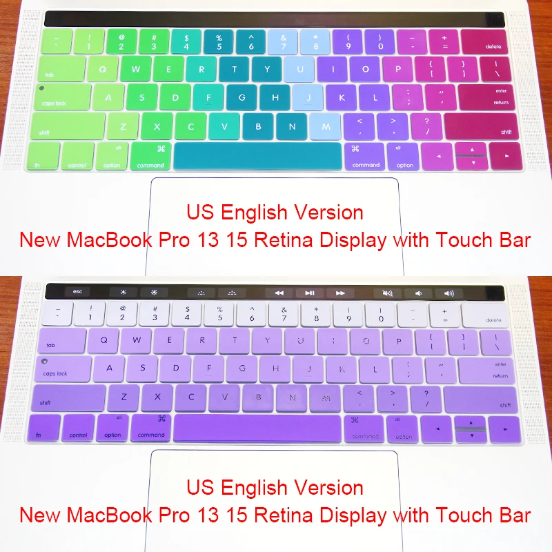 Rainbow Gradient Silicone Keyboard Cover For New Macbook Pro 13 Inch No Touch Bar A1708 12'' Retina laptop Skin Stickers Film
Rainbow Gradient Silicone Keyboard Cover For New Macbook Pro 13 Inch No Touch Bar A1708 12'' Retina laptop Skin Stickers Film