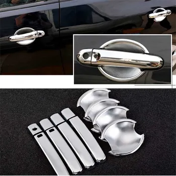 Non-Rusty Chrome Door Handle Bowl Cover Cup Overlay Trim For Nissan Sunny 
Non-Rusty Chrome Door Handle Bowl Cover Cup Overlay Trim For Nissan Sunny