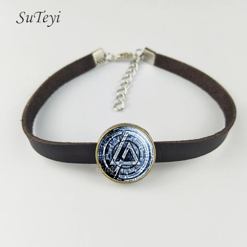 SUTEYI Linkin Park Glass Leather Bracelet Jewelry Handmade Art Picture Bracelets & Bangles Men's Bangle Clothing Accessories
SUTEYI Linkin Park Glass Leather Bracelet Jewelry Handmade Art Picture Bracelets & Bangles Men's Bangle Clothing Accessories