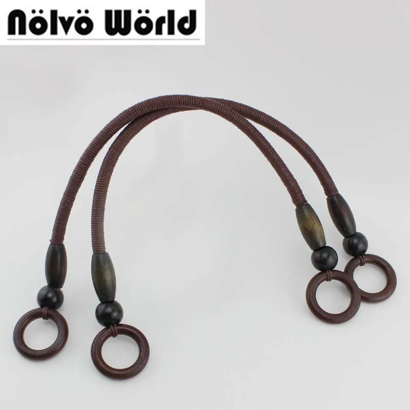 5 Pairs=10 pieces,NEW 55cm Wax Cord Wrapped Pipe Wood Beads Rope Handles For bags Shoulder,Dark Coffee Bead Rope Purse Handle
5 Pairs=10 pieces,NEW 55cm Wax Cord Wrapped Pipe Wood Beads Rope Handles For bags Shoulder,Dark Coffee Bead Rope Purse Handle