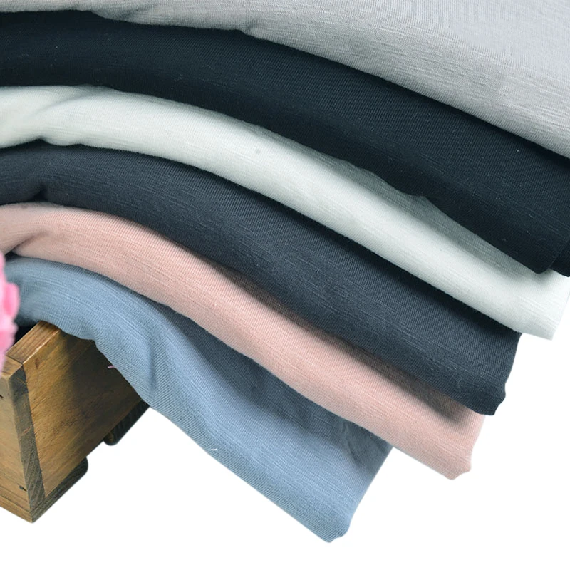 Xintianji 32s Combed slub cotton spandex lycra fabric elastic for Spring pullover super quality K302622
Xintianji 32s Combed slub cotton spandex lycra fabric elastic for Spring pullover super quality K302622