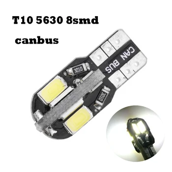 YSY 100pcs T10 W5W Canbus Led Light 194 168 5730 T10 8SMD 5630 NO ERROR Car Auto Bulbs Indicator Light Parking Lamp 12V
YSY 100pcs T10 W5W Canbus Led Light 194 168 5730 T10 8SMD 5630 NO ERROR Car Auto Bulbs Indicator Light Parking Lamp 12V
