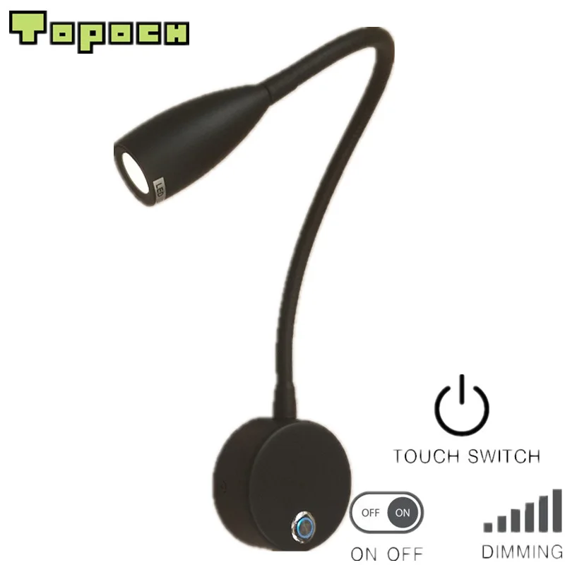 Topoch 2-Pack Wall Lamp Green Power Lighting Minimalist Matte Black Switch on/off/Dimmer Built-in Driver 3W CREE LED Ra>85
Topoch 2-Pack Wall Lamp Green Power Lighting Minimalist Matte Black Switch on/off/Dimmer Built-in Driver 3W CREE LED Ra>85
