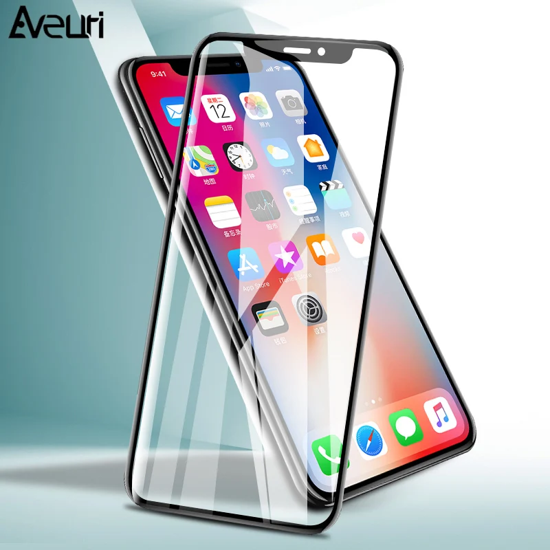 Aveuri Protective Glass For iPhone 11 Pro Max X XR XS MAX 7 8 Plus Full Cover 9H Tempered Screen Protector For iPhone 6 6S Plus
Aveuri Protective Glass For iPhone 11 Pro Max X XR XS MAX 7 8 Plus Full Cover 9H Tempered Screen Protector For iPhone 6 6S Plus