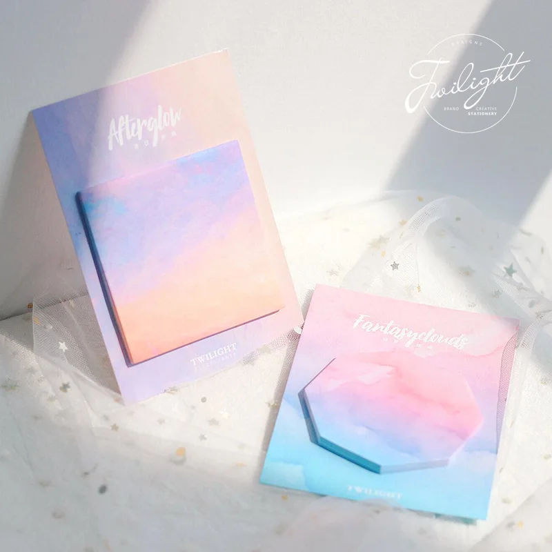 5 pcs Fantasy color sticky note Afterglow Waves memo pad diary planner stickers notes Stationery Office School supplies A6057
5 pcs Fantasy color sticky note Afterglow Waves memo pad diary planner stickers notes Stationery Office School supplies A6057
