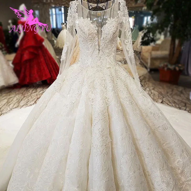 AIJINGYU Sheer Wedding Dress Informal Bridal Gowns Coutures Sew 2019 With Jewels For Sale Luxury Wedding Dresses Near Me
AIJINGYU Sheer Wedding Dress Informal Bridal Gowns Coutures Sew 2019 With Jewels For Sale Luxury Wedding Dresses Near Me