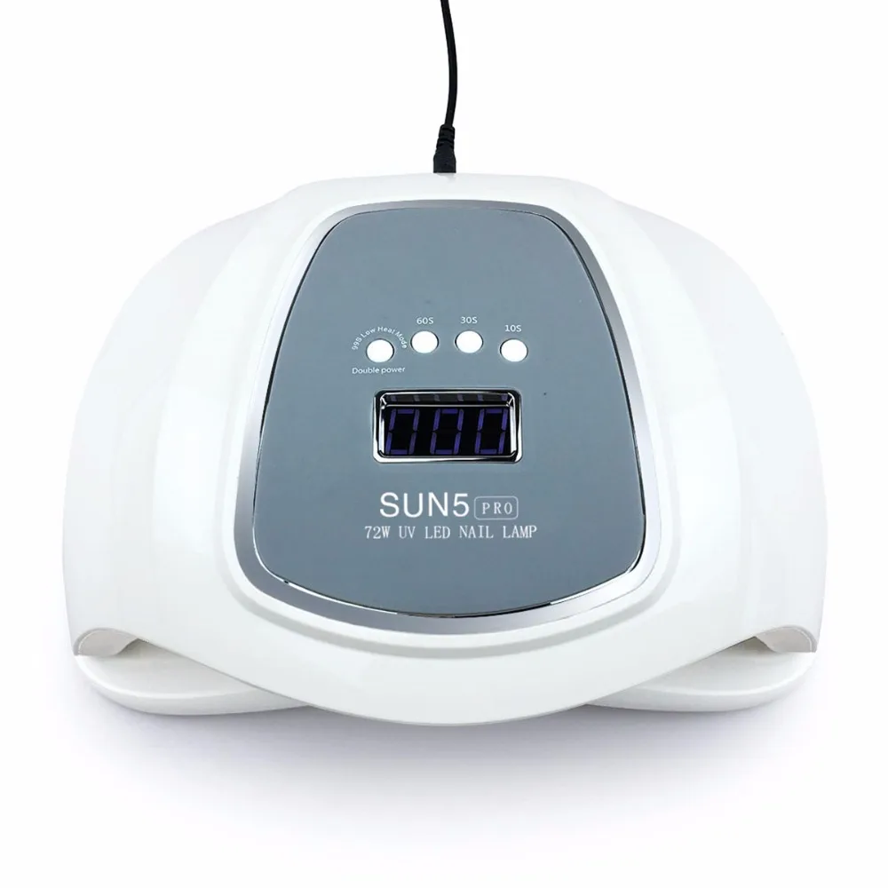 72W UV Lamp Gel LED Nail Lamp SUN5 PRO Two hands Sun Light Lamp For All Gel Polish Nail Dryer Sensor Nail Art Manicure Tools
72W UV Lamp Gel LED Nail Lamp SUN5 PRO Two hands Sun Light Lamp For All Gel Polish Nail Dryer Sensor Nail Art Manicure Tools