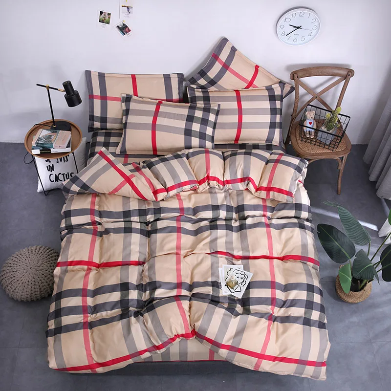 2019 Red stripe Bedding set Duvet Cover set twin full Queen King size Bed sheet new Bed cover set Pillowcase fashion bedclothes
2019 Red stripe Bedding set Duvet Cover set twin full Queen King size Bed sheet new Bed cover set Pillowcase fashion bedclothes