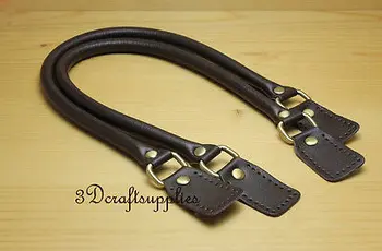 22 inch PU leather imitation leather handles for handbag bag making a pair dark brown AB30
22 inch PU leather imitation leather handles for handbag bag making a pair dark brown AB30