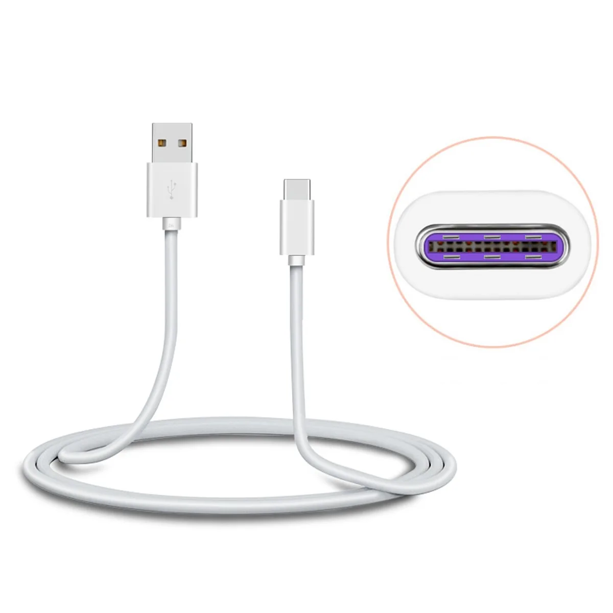 Jimier 100cm 5V 5A Type-C USB-C to USB 2.0 Data Fast Charge Cable for Huawei Mate 9 & P10 & Phone & Tablet
Jimier 100cm 5V 5A Type-C USB-C to USB 2.0 Data Fast Charge Cable for Huawei Mate 9 & P10 & Phone & Tablet