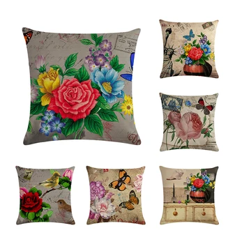 Flower pattern by pillow cover, decorative pillow cover, sofa seat cover, pillow cover 45 * 45cm, home decoration
Flower pattern by pillow cover, decorative pillow cover, sofa seat cover, pillow cover 45 * 45cm, home decoration
