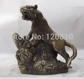 China classical Pure Bronze Copper craftwork Art Statue FengShui uphill Tiger z
China classical Pure Bronze Copper craftwork Art Statue FengShui uphill Tiger z