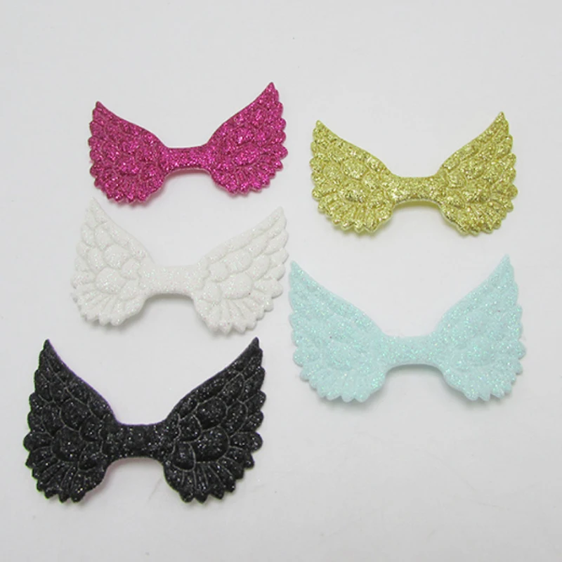 New 10PCS/Pack Cartoon 50*33mm Angel wings For DIY crafts Accessories handmade materials Glitter Clips decoration
New 10PCS/Pack Cartoon 50*33mm Angel wings For DIY crafts Accessories handmade materials Glitter Clips decoration