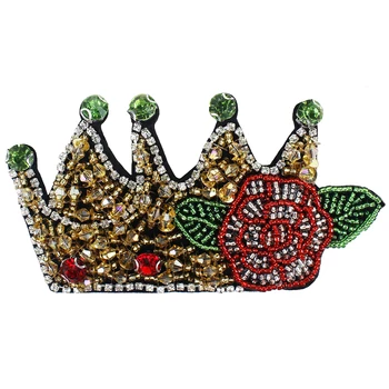 10pieces Handmade Bead Diamond Crown Flower Patches Crystal Badges Sew on Hat Bag Clothes Decorated Sewing Supplies TH1264
10pieces Handmade Bead Diamond Crown Flower Patches Crystal Badges Sew on Hat Bag Clothes Decorated Sewing Supplies TH1264
