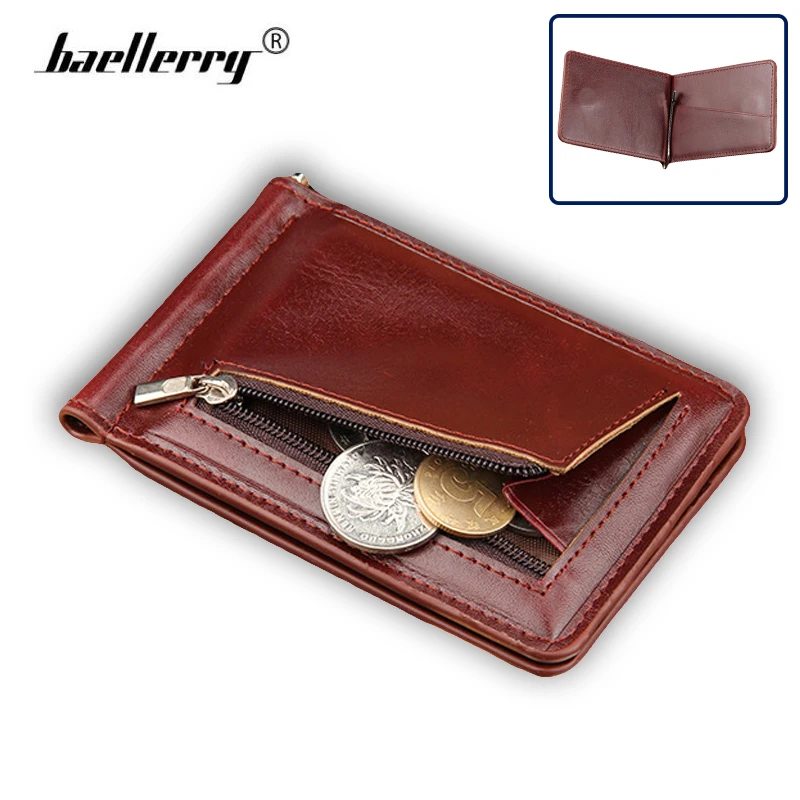 2017 New Fashion Slim Money Clip Men Wallet Leather Clamp for Money Mini Coin Pocket Purse Credit Card Case 2 Folded Money Clips
2017 New Fashion Slim Money Clip Men Wallet Leather Clamp for Money Mini Coin Pocket Purse Credit Card Case 2 Folded Money Clips