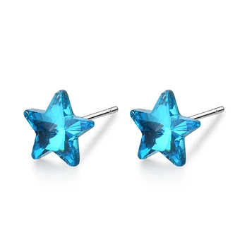 XIYANIKE 925 Sterling Silver 2 Style Multicolor Blue Pentagram Stud Earrings For Women Little Fresh Cute Mini Star Rhinestone
XIYANIKE 925 Sterling Silver 2 Style Multicolor Blue Pentagram Stud Earrings For Women Little Fresh Cute Mini Star Rhinestone