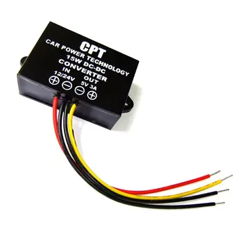 15W Power Converter DC 9V~35V 12V 24V to 5V 3A Buck Power Supply Module/Voltage Regulator DC 5V Adapter/Car Converter/Driver 
15W Power Converter DC 9V~35V 12V 24V to 5V 3A Buck Power Supply Module/Voltage Regulator DC 5V Adapter/Car Converter/Driver