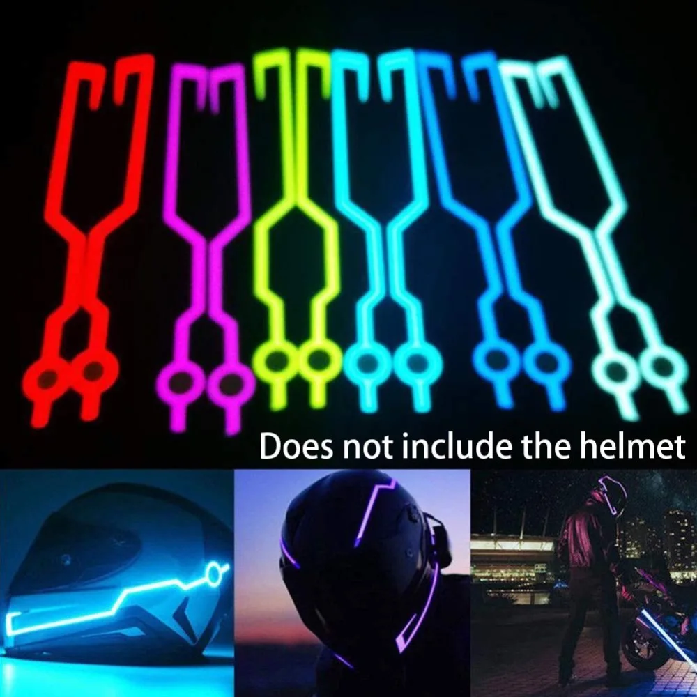 Fashion LED Light Kit Night Riding Motorcycle Helmet Safety Signal Flashing Stripe Bar
Fashion LED Light Kit Night Riding Motorcycle Helmet Safety Signal Flashing Stripe Bar