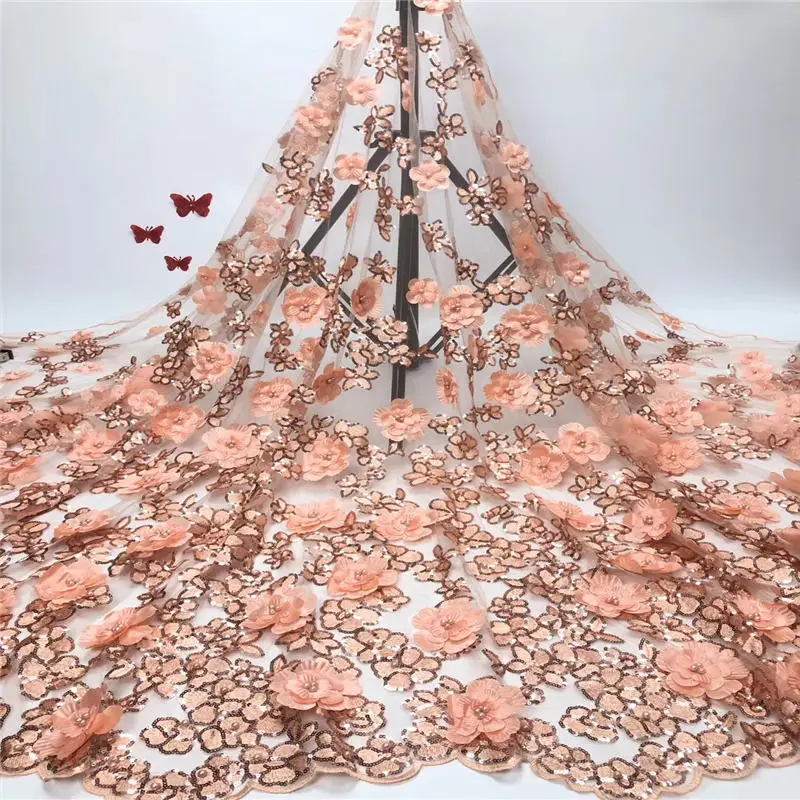 Hot Pani African Fine Lace Fabric High Quality French Leather Foil Applique 3d Beaded Tulle Lace Fabric Sequins Dubai Royal Cost
Hot Pani African Fine Lace Fabric High Quality French Leather Foil Applique 3d Beaded Tulle Lace Fabric Sequins Dubai Royal Cost