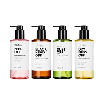 MISSHA Super Off Cleansing Oil 305ml 4 type Facial Cleansing Oil Acne Blackhead Remover Makeup Deep Clean Peel Off Face Cleanser
MISSHA Super Off Cleansing Oil 305ml 4 type Facial Cleansing Oil Acne Blackhead Remover Makeup Deep Clean Peel Off Face Cleanser