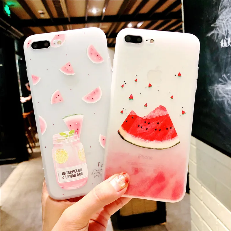 For iPhone 7 8 Plus Summer watermelon Cases For iPhone On X 6 6s 8 7 Plus XS MAX XR Soft Silicone TPU Back Cover Shell Coque
For iPhone 7 8 Plus Summer watermelon Cases For iPhone On X 6 6s 8 7 Plus XS MAX XR Soft Silicone TPU Back Cover Shell Coque