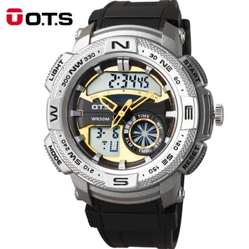 OTS Men Watches Sport Watch Digital Dual Display Waterproof Relogio Masculino Fashion Gift
OTS Men Watches Sport Watch Digital Dual Display Waterproof Relogio Masculino Fashion Gift