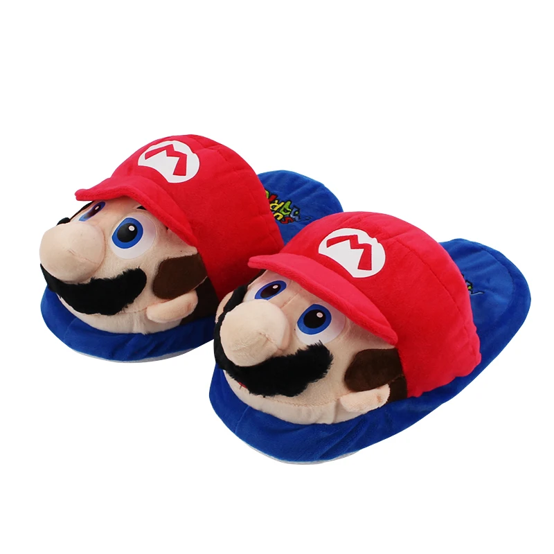 27cm Super Mario Soft Slippers Winter Indoor Plush Slippers Unisex Warm Home Slippers For Family
27cm Super Mario Soft Slippers Winter Indoor Plush Slippers Unisex Warm Home Slippers For Family
