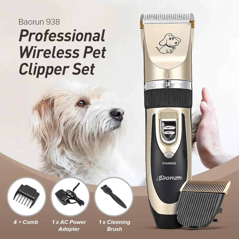 Professional Rechargeable Pet Dog Cat Hair Trimmers Electrical