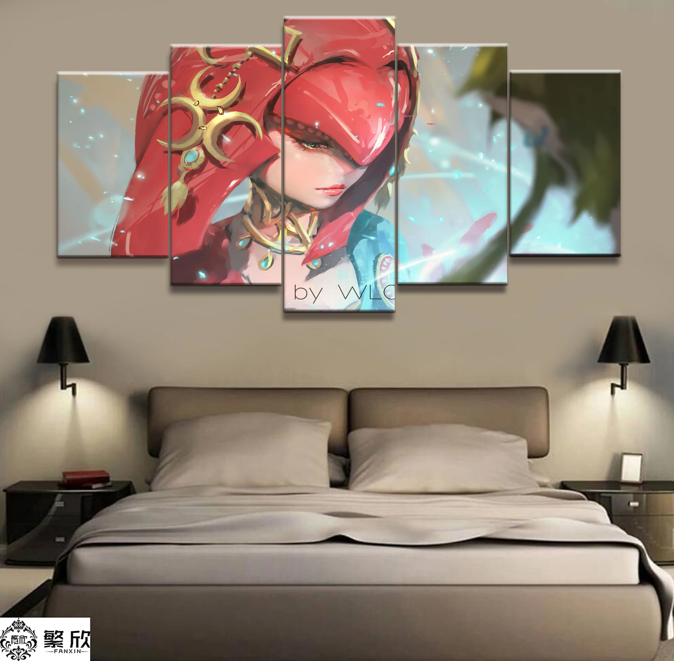 5 Panel Ghost Blade WLOP The Legend of Zelda Game Canvas Printed Painting For Living Room Wall Art Decor Picture Artworks Poster
5 Panel Ghost Blade WLOP The Legend of Zelda Game Canvas Printed Painting For Living Room Wall Art Decor Picture Artworks Poster